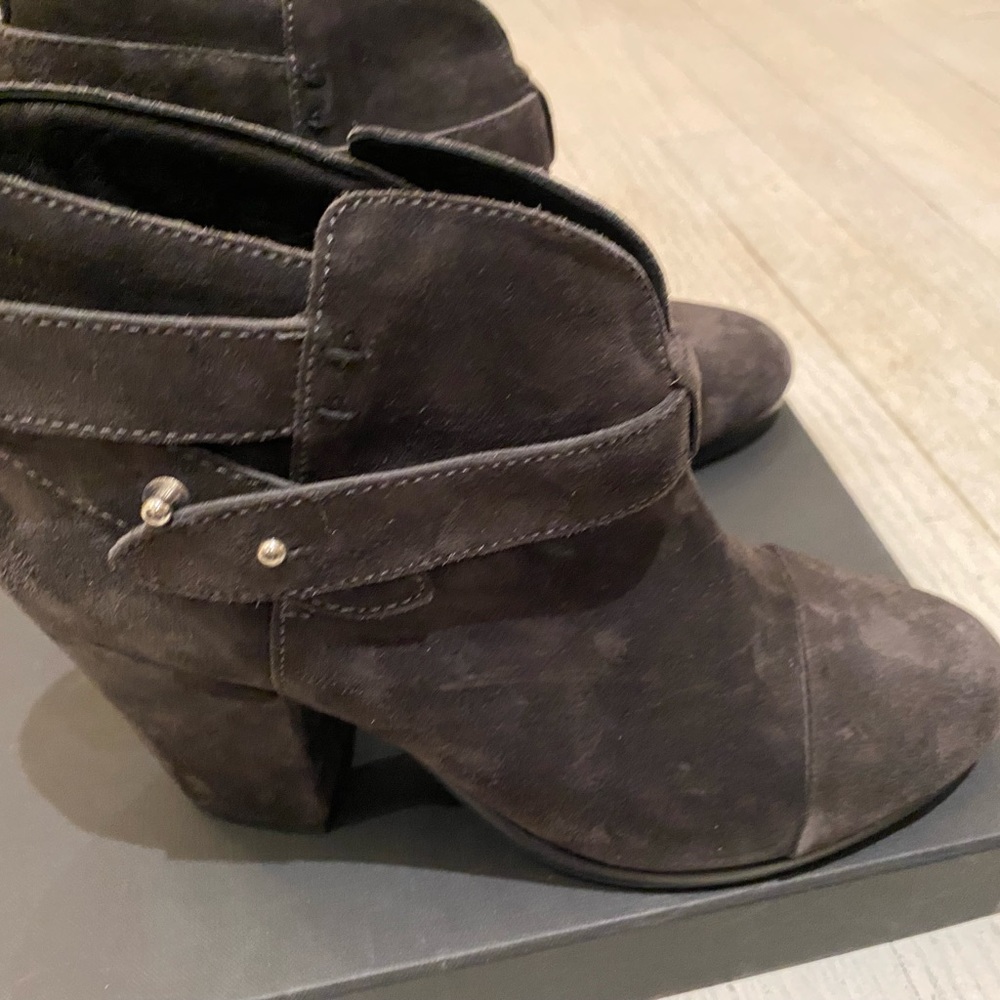 Rag&Bone Harrow Boot In A Asphalt Suede Size 8.5 - image 3